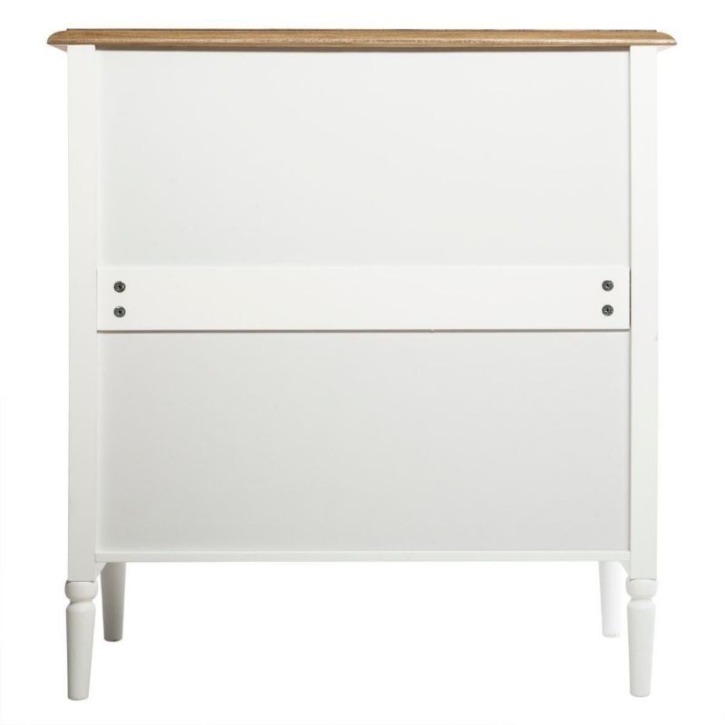Kommode Solen 80 cm Hvid MDF