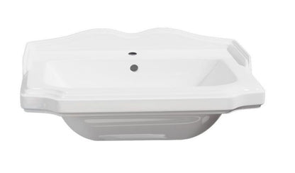 Kompakt WC med Håndvask på Søjle Retro Duroplast Sæde 76x48x86 cm