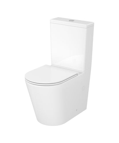 Kompakt Toilet Cersanit Bonica Hvid med Vortex-skyl 61x39x84 cm