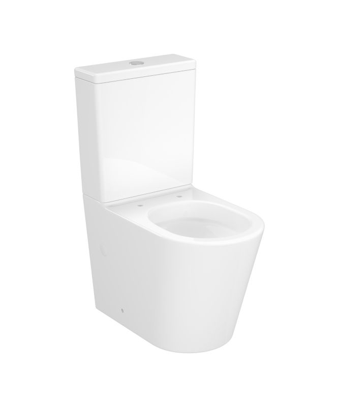 Kompakt Toilet Cersanit Bonica Hvid med Vortex-skyl 61x39x84 cm