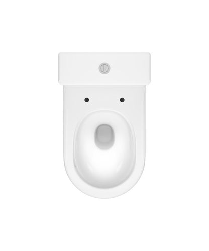 Kompakt Toilet Cersanit Bonica Hvid med Vortex-skyl 61x39x84 cm