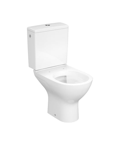 Kompakt Toilet Trevi Vortex Hvid 64,5x35,5x80 cm Vandbesparende