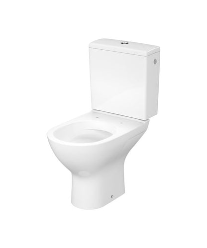 Kompakt Toilet Trevi Vortex Hvid 64,5x35,5x80 cm Vandbesparende