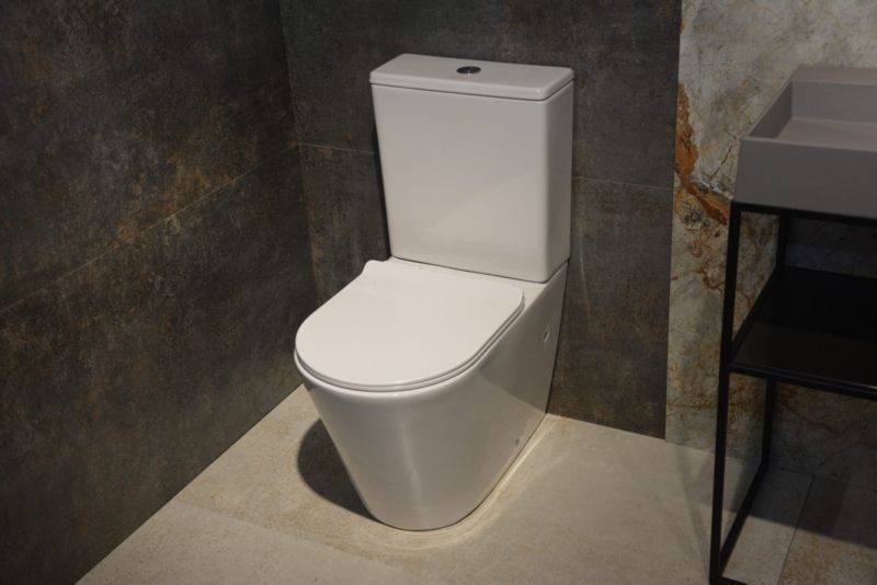 Kompakt WC Costabella Tornado-Skyl Hvid med Soft Close Sæde