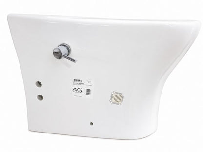 Kompakt WC med Bidetfunktion Ronin Square 81,5x62,5x35 cm Hvid