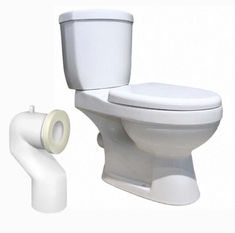 Kompakt WC Primero 76,5x39x72 cm Hvid Soft Close Kolano 90° | 5904012007109
