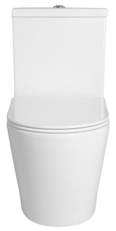 Kompakt Toilet Rimless 81,5x38,5x63 cm med Slim Soft Close Sæde