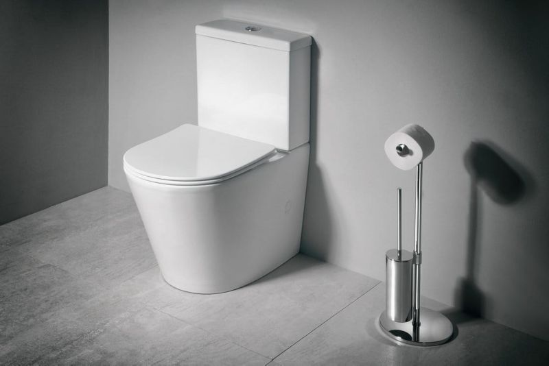 Kompakt Toilet Rimless 81,5x38,5x63 cm med Slim Soft Close Sæde