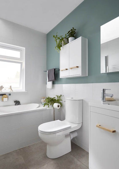 Kompakt WC GoodHome Cavally uden kant, vandret 3/6 l med softclose-sæde