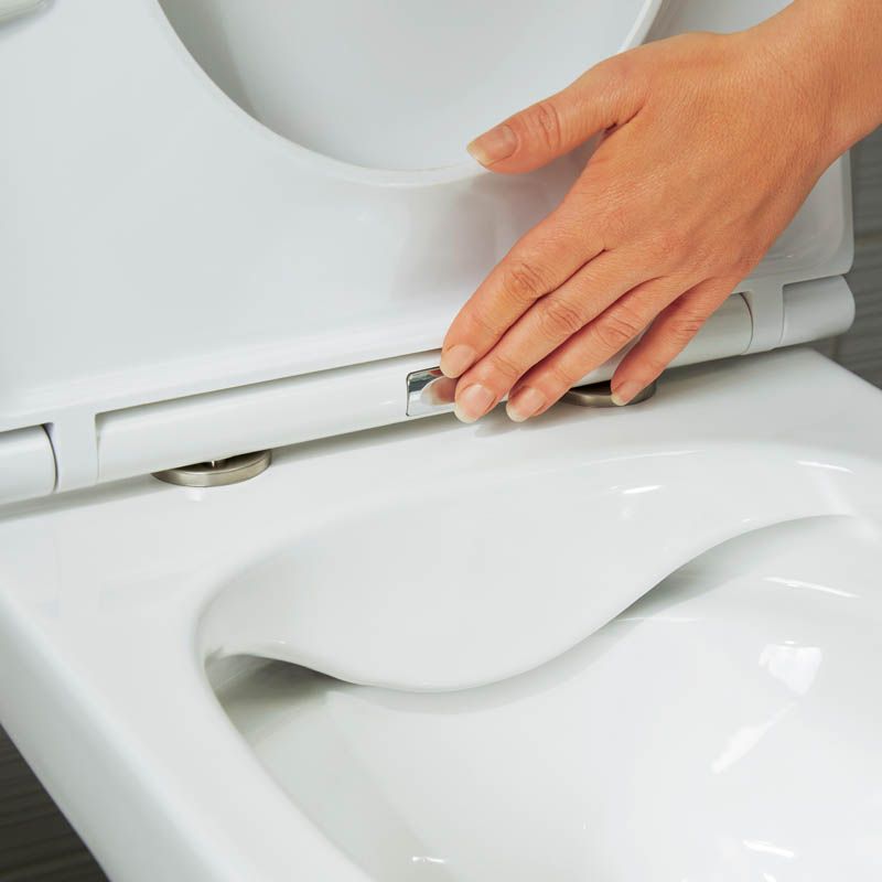 Kompakt WC GoodHome Cavally uden kant, vandret 3/6 l med softclose-sæde