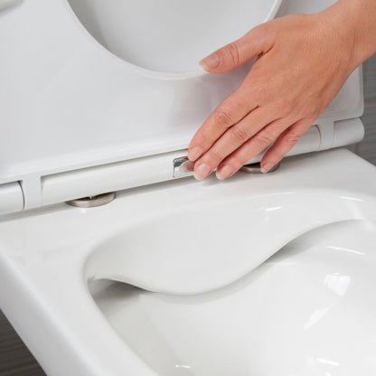 Kompakt WC GoodHome Cavally uden kant, vandret 3/6 l med softclose-sæde