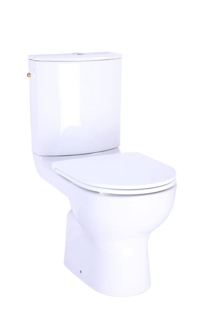 Kompakt WC GoodHome Cavally Slim uden kant med lodret afløb 3/6 l og sæde med softclose