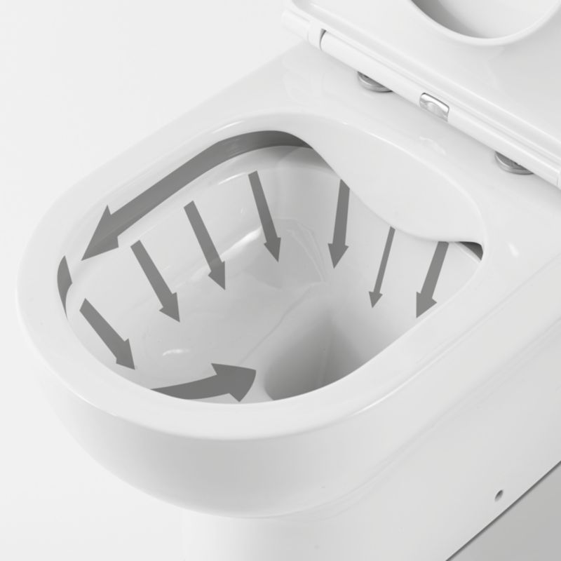 Kompakt WC GoodHome Cavally Slim uden kant, vandret høj med softclose-sæde 3/6 l