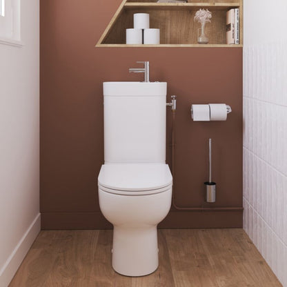 Kompakt WC Cavally med Håndvask 885 mm Hvid