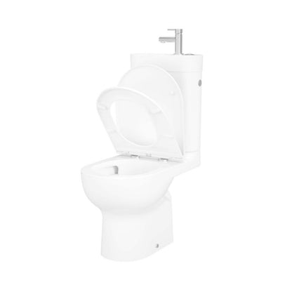Kompakt WC Cavally med Håndvask 885 mm Hvid
