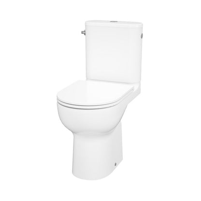 Kompakt Toilet Cavally Hvid Høj Model Keramisk 36x65 cm