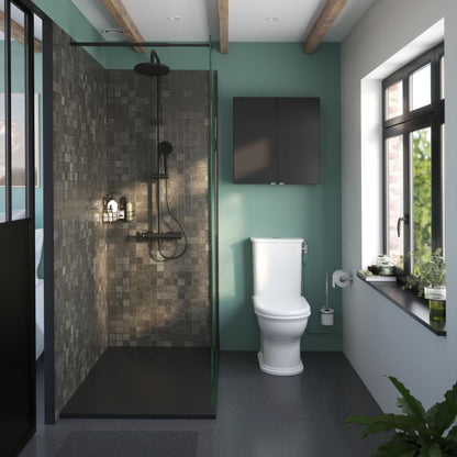 Kompakt Toilet Endell Wirowy 65x37,5x80,6 cm Hvid med Blødtlukkende Sæde