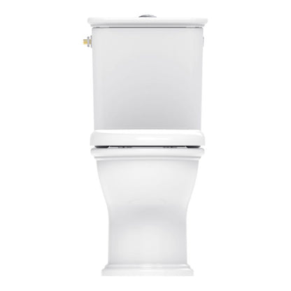 Kompakt Toilet Endell Wirowy 65x37,5x80,6 cm Hvid med Blødtlukkende Sæde