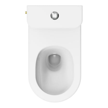 Kompakt Toilet Endell Wirowy 65x37,5x80,6 cm Hvid med Blødtlukkende Sæde