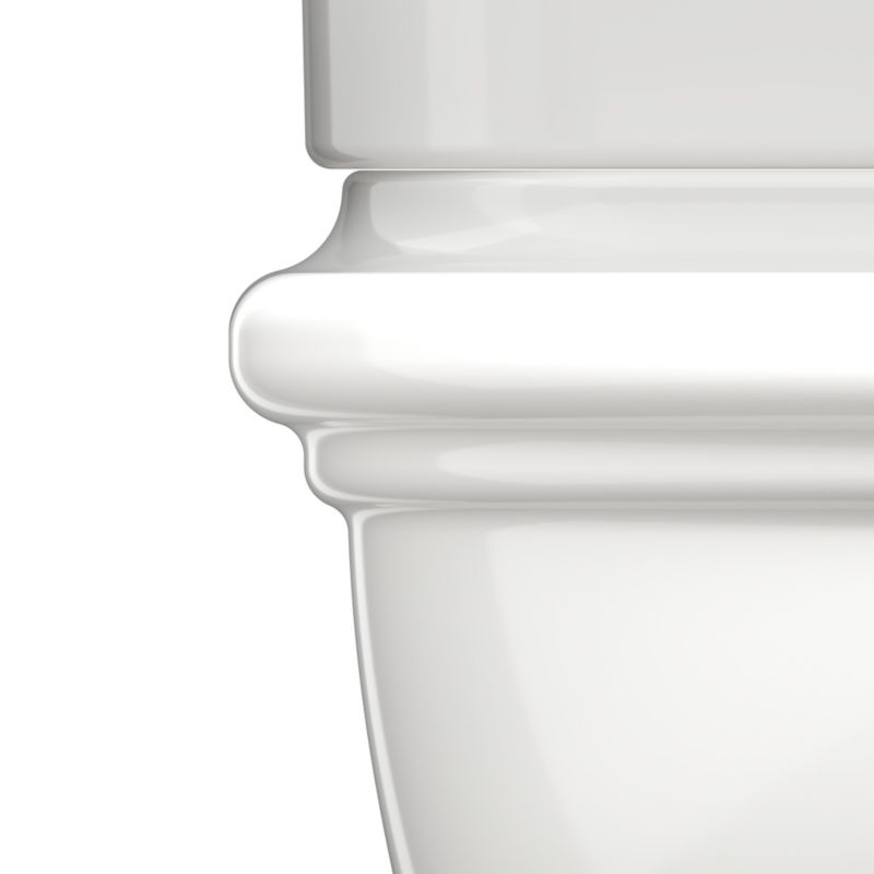 Kompakt Toilet Endell Wirowy 65x37,5x80,6 cm Hvid med Blødtlukkende Sæde