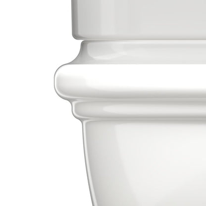 Kompakt Toilet Endell Wirowy 65x37,5x80,6 cm Hvid med Blødtlukkende Sæde