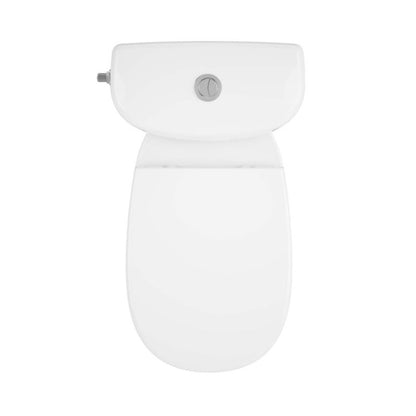 Kompakt Toilet Kamori Uden Kant 36x66,5 cm Hvid med Duroplast Sæde