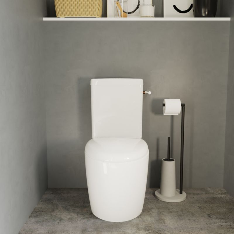 Kompakt WC GoodHome Kentia uden kant med langsomt sænkende duroplast-sæde
