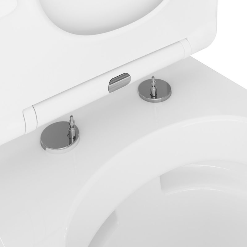 Kompakt Toilet Levanna Uden Kant Hvid 6L C10092814