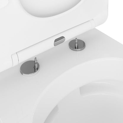 Kompakt Toilet Levanna Uden Kant Hvid 6L C10092814
