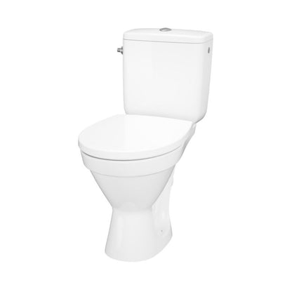 Kompakt WC Tasi Bezkołnierzowy Hvid med Sæde 25,7 kg
