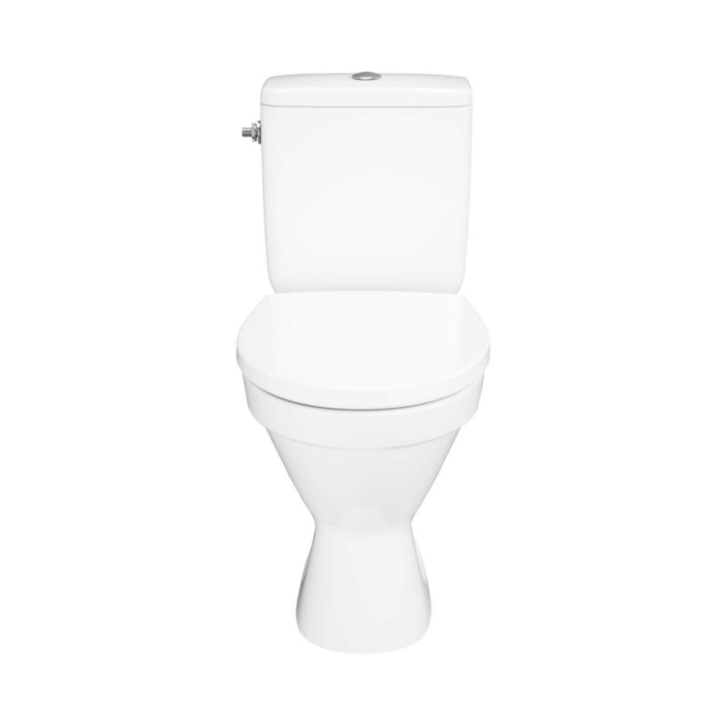 Kompakt WC Tasi Bezkołnierzowy Hvid med Sæde 25,7 kg
