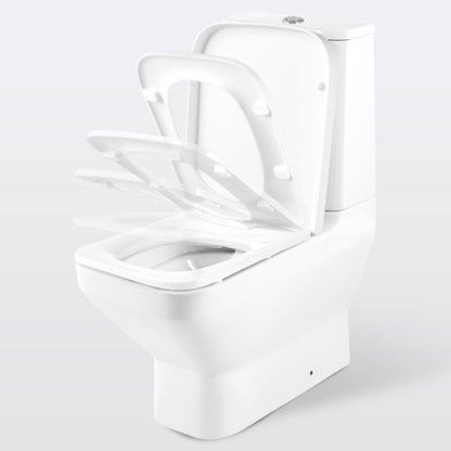 Kompakt WC GoodHome Teesta uden kant 3/6 l med sæde med soft-close