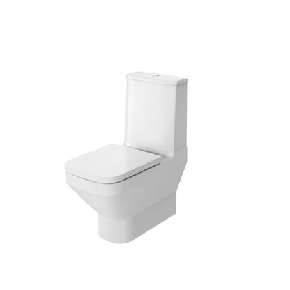 GoodHome Testa kompakt WC uden kant med duroplast softclose-sæde og aftageligt låg