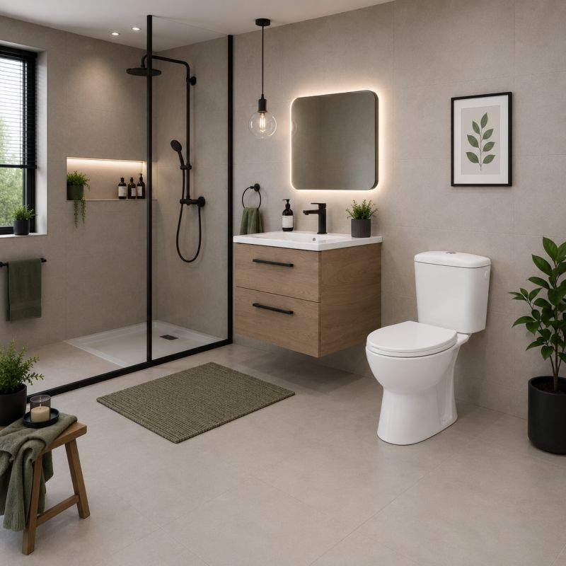 Kompakt Toilet 63,5x37,5x72,5 cm Hvid med Spiral Fri Kant og Blødt Lukkende Sæde