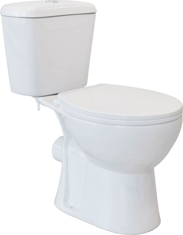 Kompakt WC Orinoco Crespo Rim uden skyllekant med soft‑close sæde