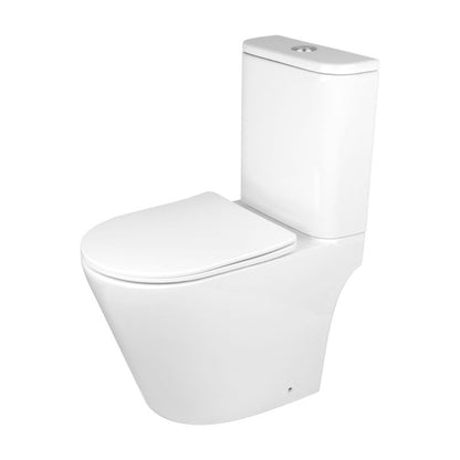 Gulvstående toilet Tresso 62x37x80,5 cm Hvid Rimless | 5901912832961