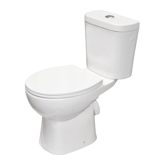 Kompakt WC Orinoco Twist Wir uden kant med duroplast-sæde og soft-close funktion