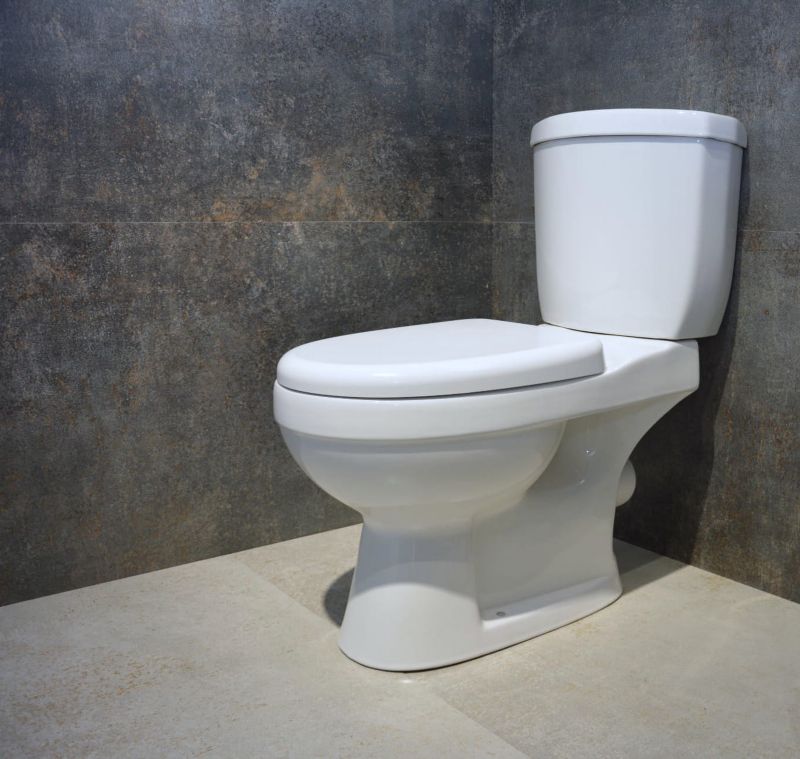 Kompakt Toilet 76,5x39x72 cm Vandret/Lodret Afløb med Soft Close Sæde Hvid