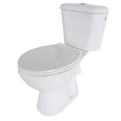 Kompakt Toilet Tapia Uden Kant med PP-Sæde Hvid Vandret Afløb 5063022580511