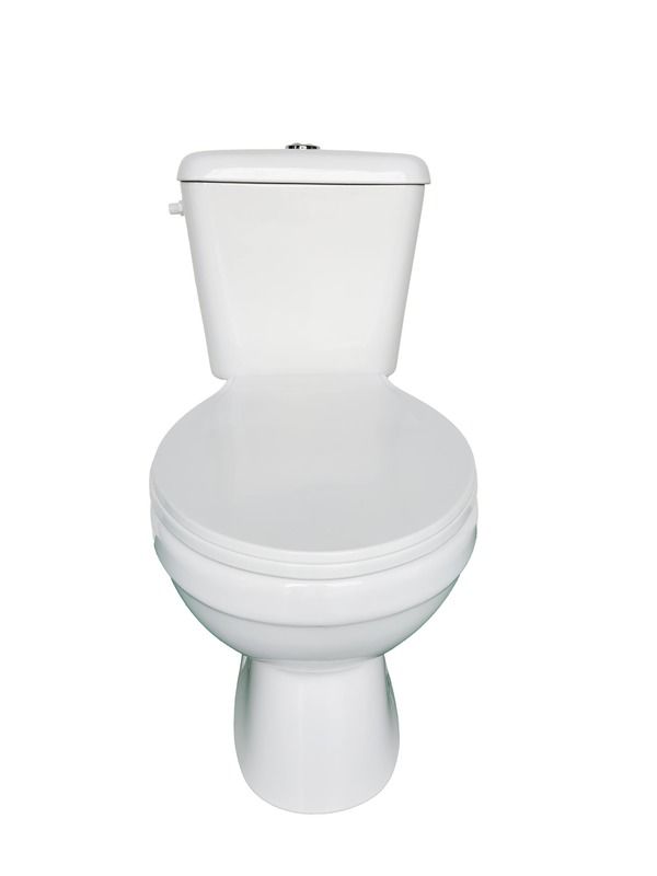 Kompakt Toilet Tapia Uden Kant med PP-Sæde Hvid Vandret Afløb 5063022580511