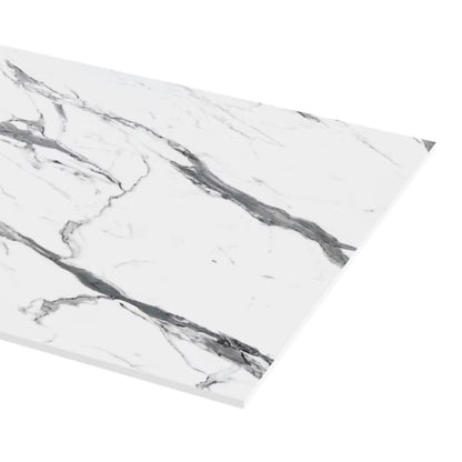 Kompaktbordplade 62x300 cm 12 mm Statuario Marmor