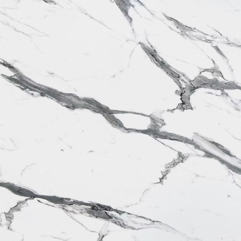 Kompaktbordplade 62x300 cm 12 mm Statuario Marmor