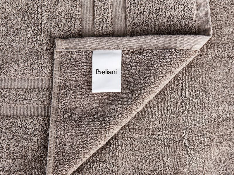 Sæt med 11 håndklæder Areora Bomuld Beige-grå 1 sæt
