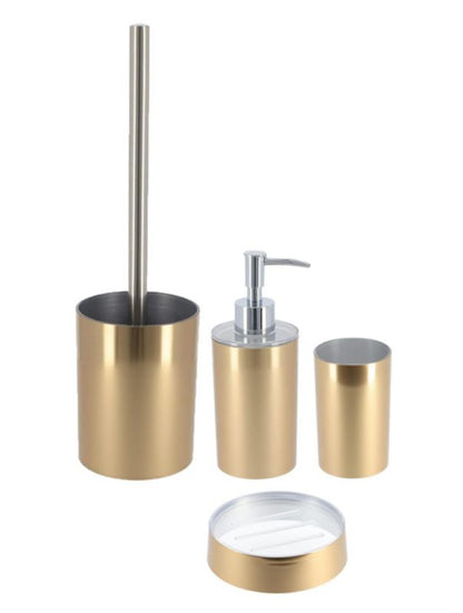 Badeværelsessæt Gautier Gold 4 Dele Sæbedispenser 330 ml | 5907600435537