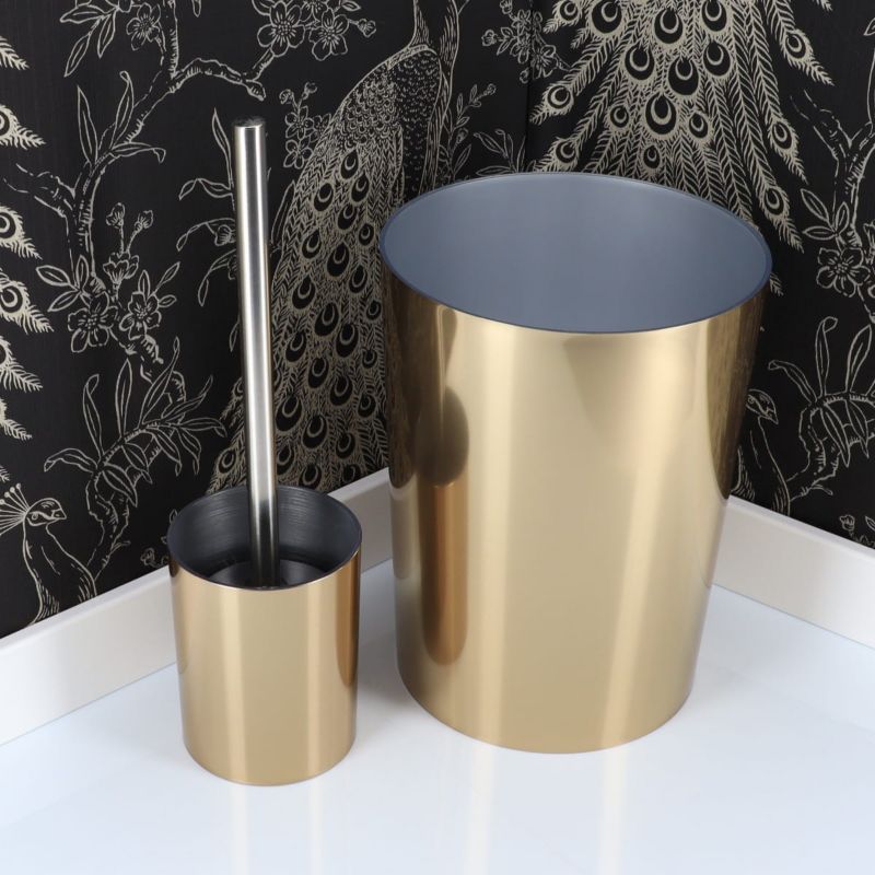 Badeværelsessæt Gautier Gold 4 Dele Sæbedispenser 330 ml | 5907600435537