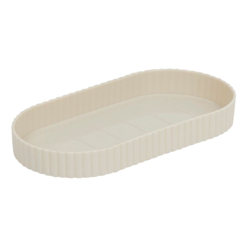 Badeværelsessæt 5five Simply Smart Beige Kompakt 16x8x17 cm