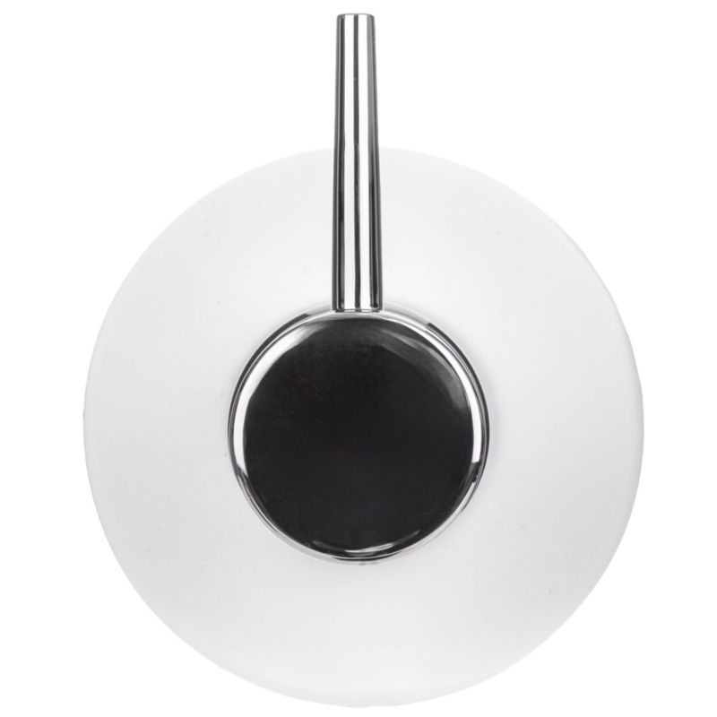 Badeværelsessæt Hvid Med Dåse Og Bæger 14,5x7x18 cm