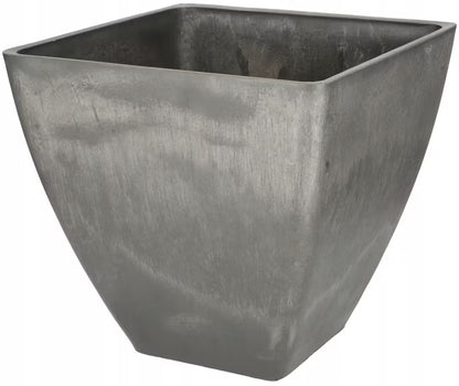 Komposit Krukke 28 cm Grå