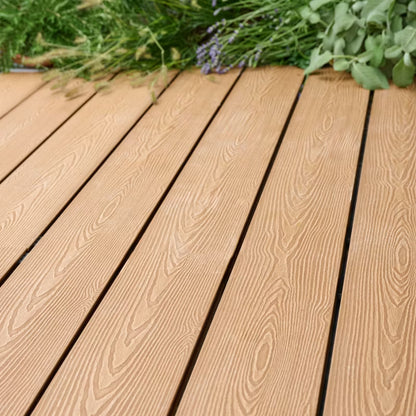Komposit terrassebræt Neva 2,1x14,5x300 cm Brun