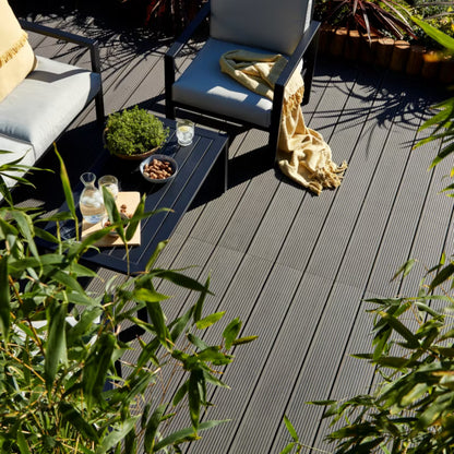 Komposit terrassebræt Neva 2,1x14,5x220 cm Antracit